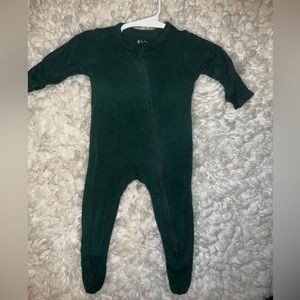 Kyte Baby Zippered Footie in Emerald